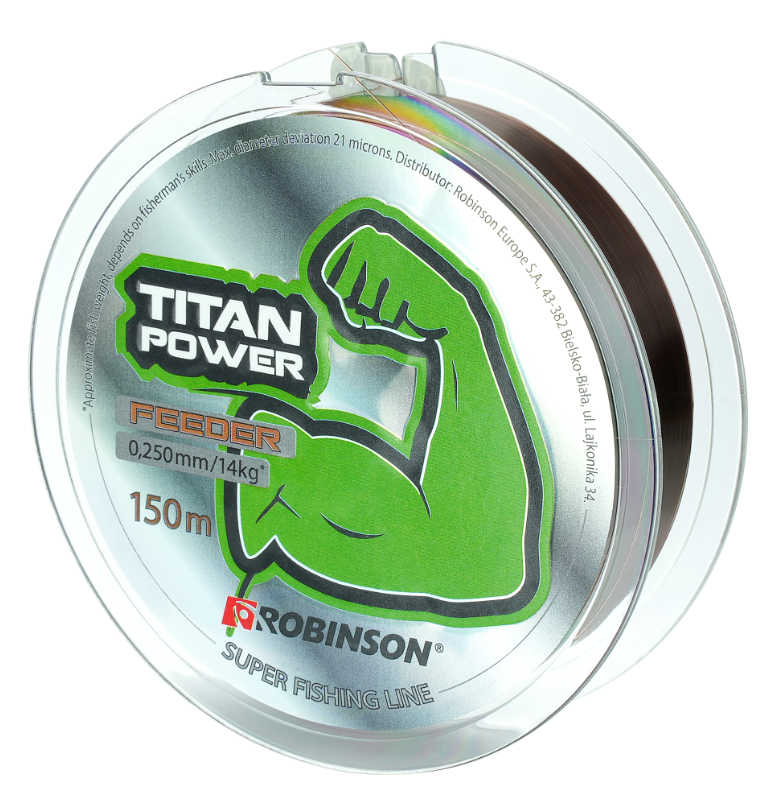 Robinson Vlasec Titan Power Feeder l 0.225mm l 150m l hnedá