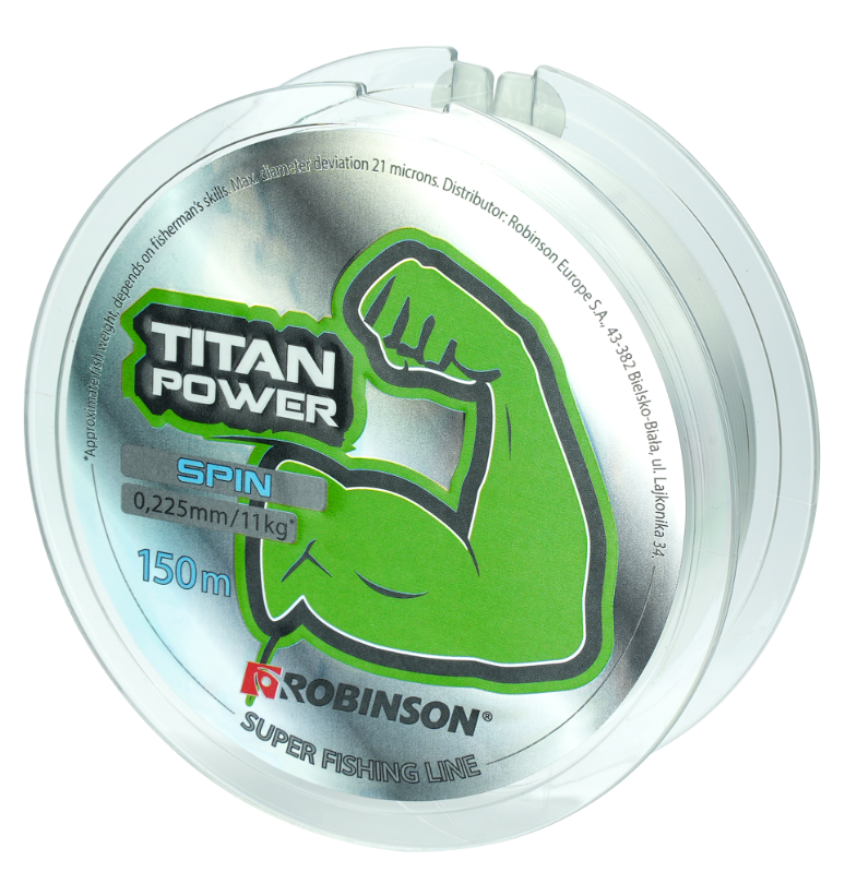 Robinson Vlasec Titan Power Spining l 0.205mm l 150m l transparent