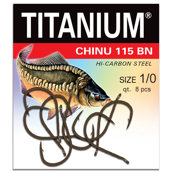 Háčik Titanium CHINU, veľ. 1/0 (8 ks)