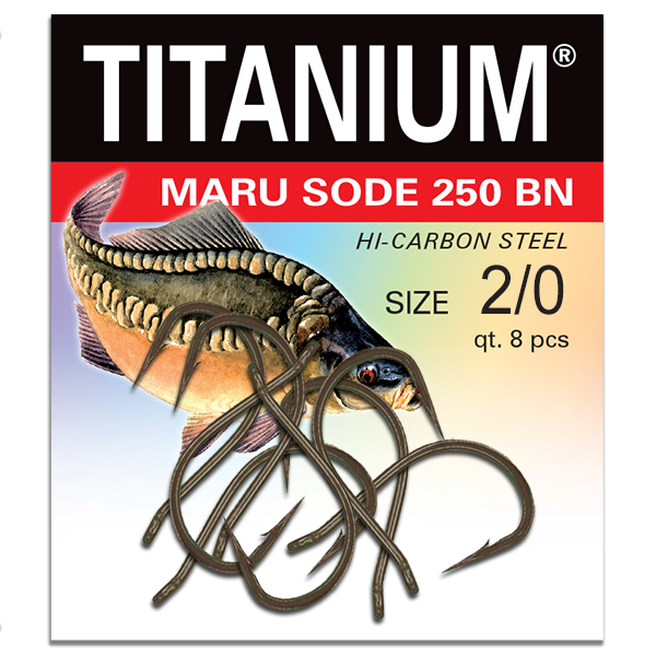 Háčik Titanium MARU SODE (8 ks), veľ. 2/0