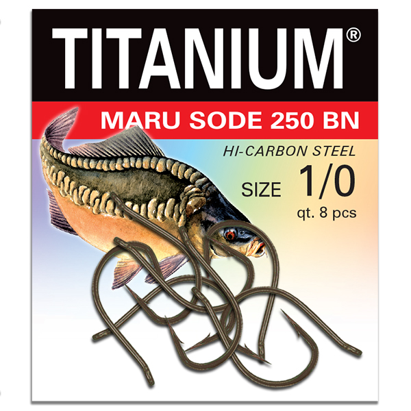Háčik Titanium MARU SODE (8 ks), veľ. 1/0