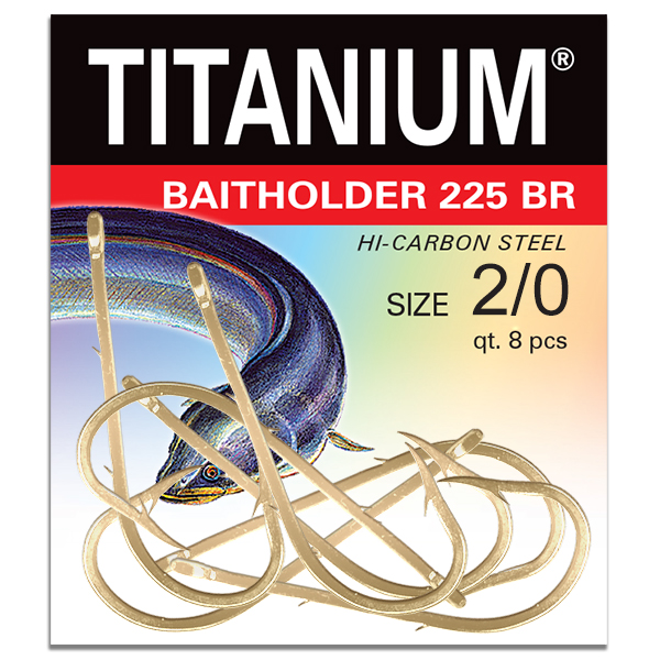 Háčik Titanium BAITHOLDER (8 ks), veľ. 2/0