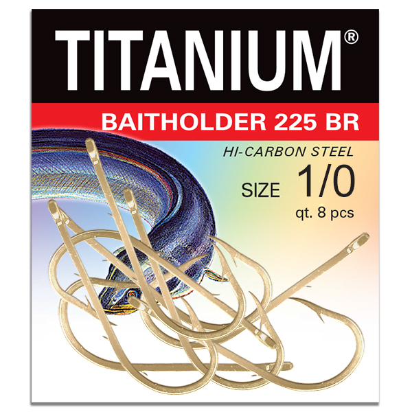 Háčik Titanium BAITHOLDER (8 ks), veľ. 1/0