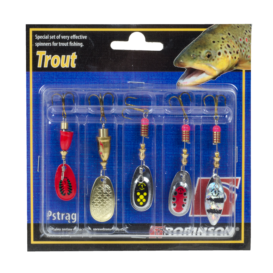 Set blyskáčov - TROUT 1 (pstruh)