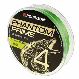 Šnúra Phantom Prime X4 0,06mm, 150m, svetlo zelená