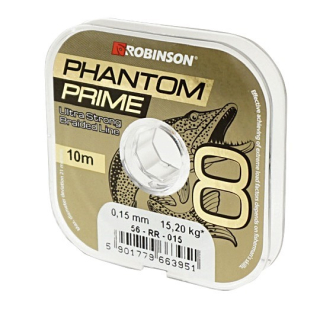 Šnúra Phantom Prime X8 0,08mm, 10m, tmavo zelená